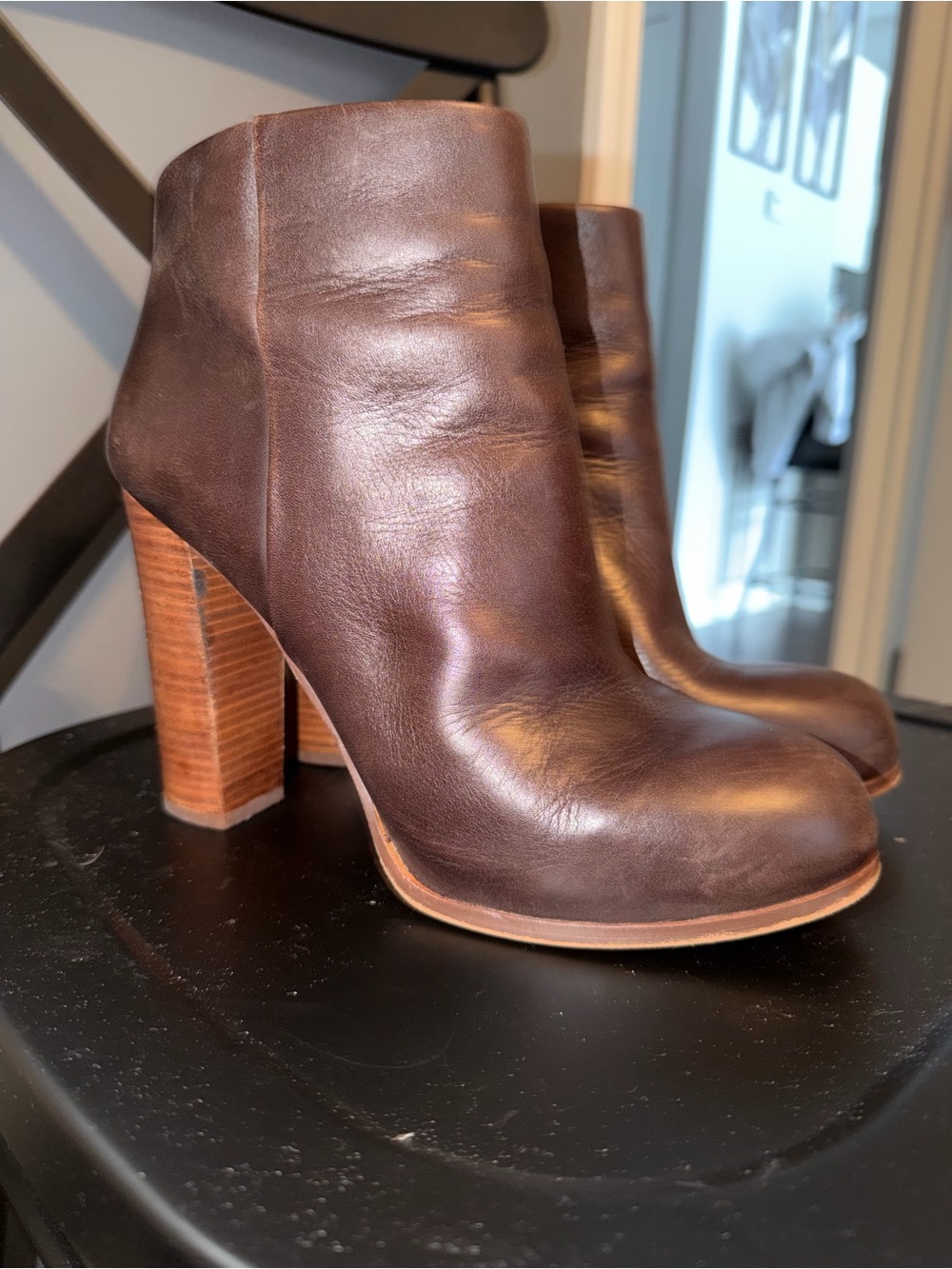 Vince Camuto Grenadine Ankle Bootie (Brown)